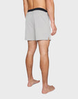 Flow Men's Lined Hot Yoga Shorts 5" - Aluminum