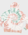West Side Hoodie - Coral Swirl