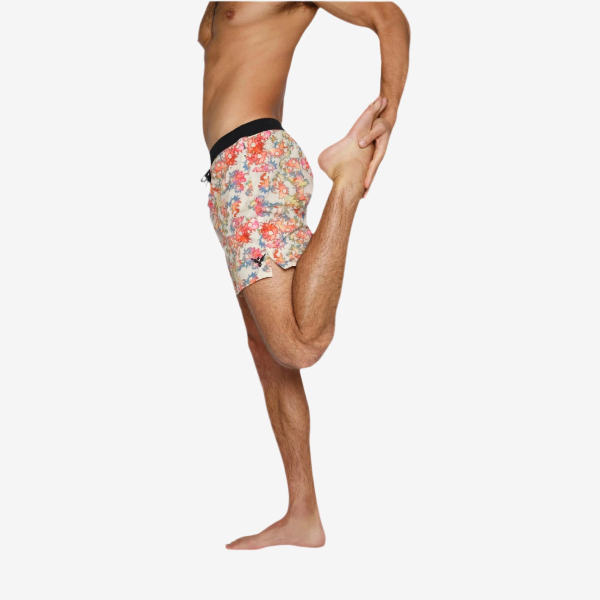 Flow Shorts - Sand Floral