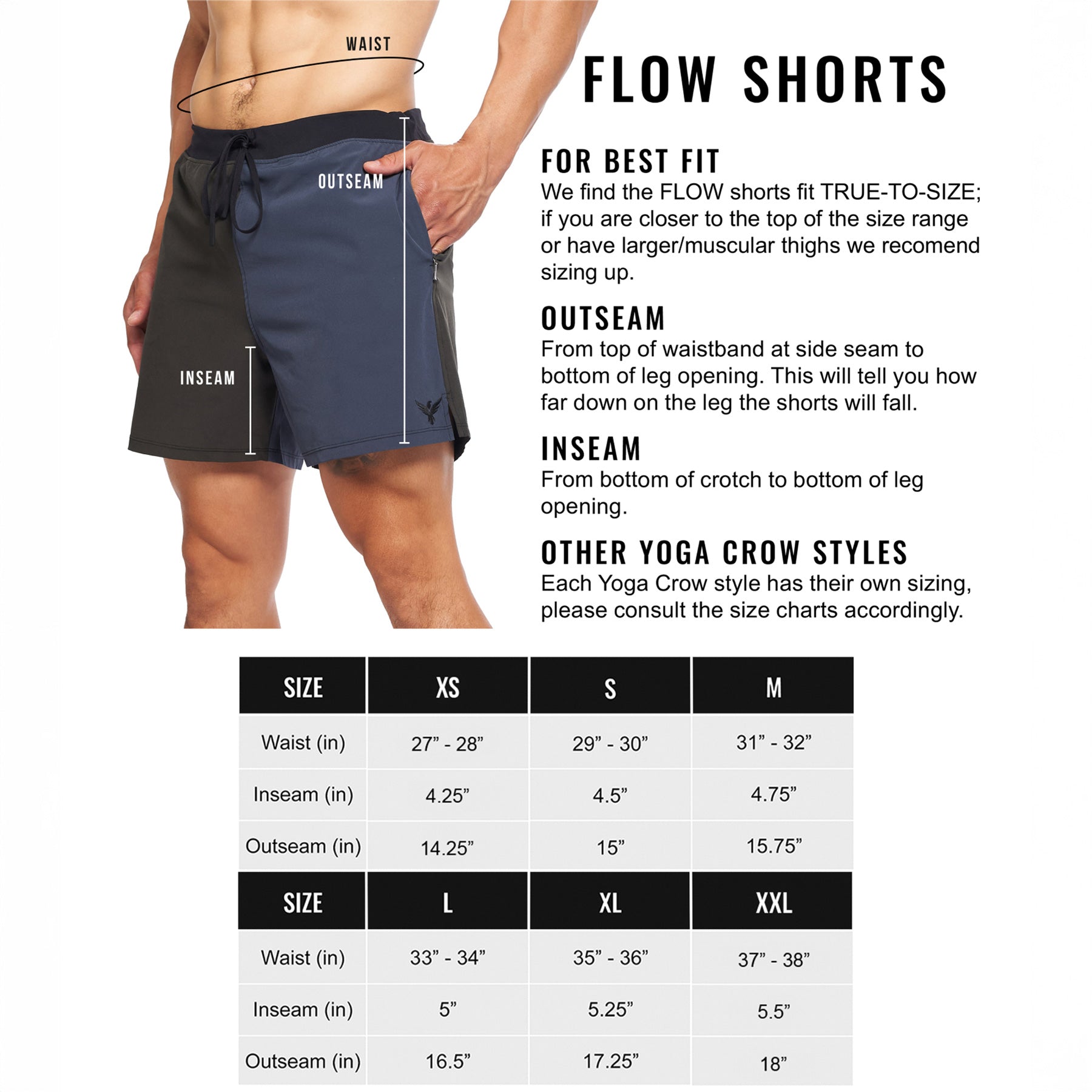 Flow Shorts - Blue / Black