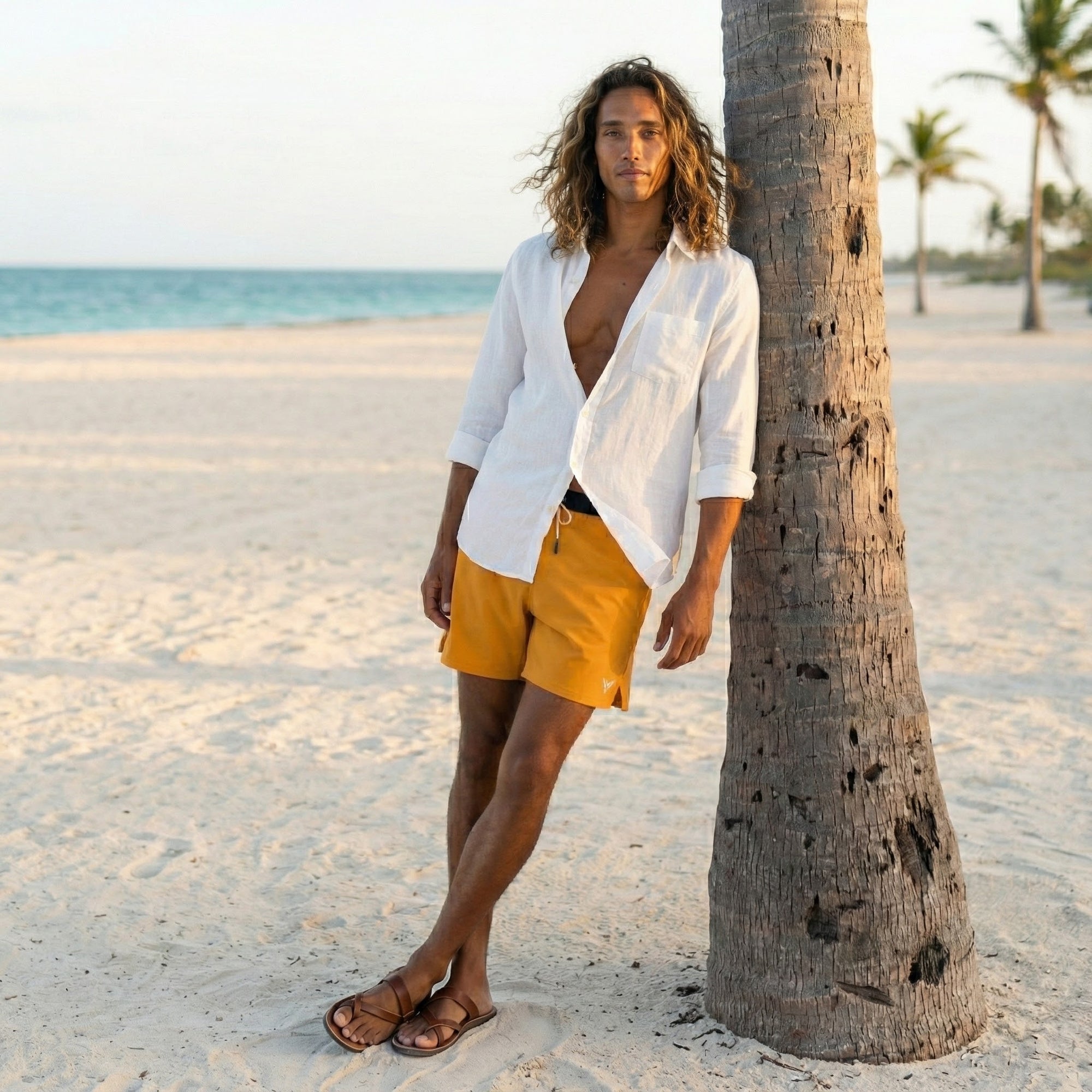 Flow Shorts - Saffron