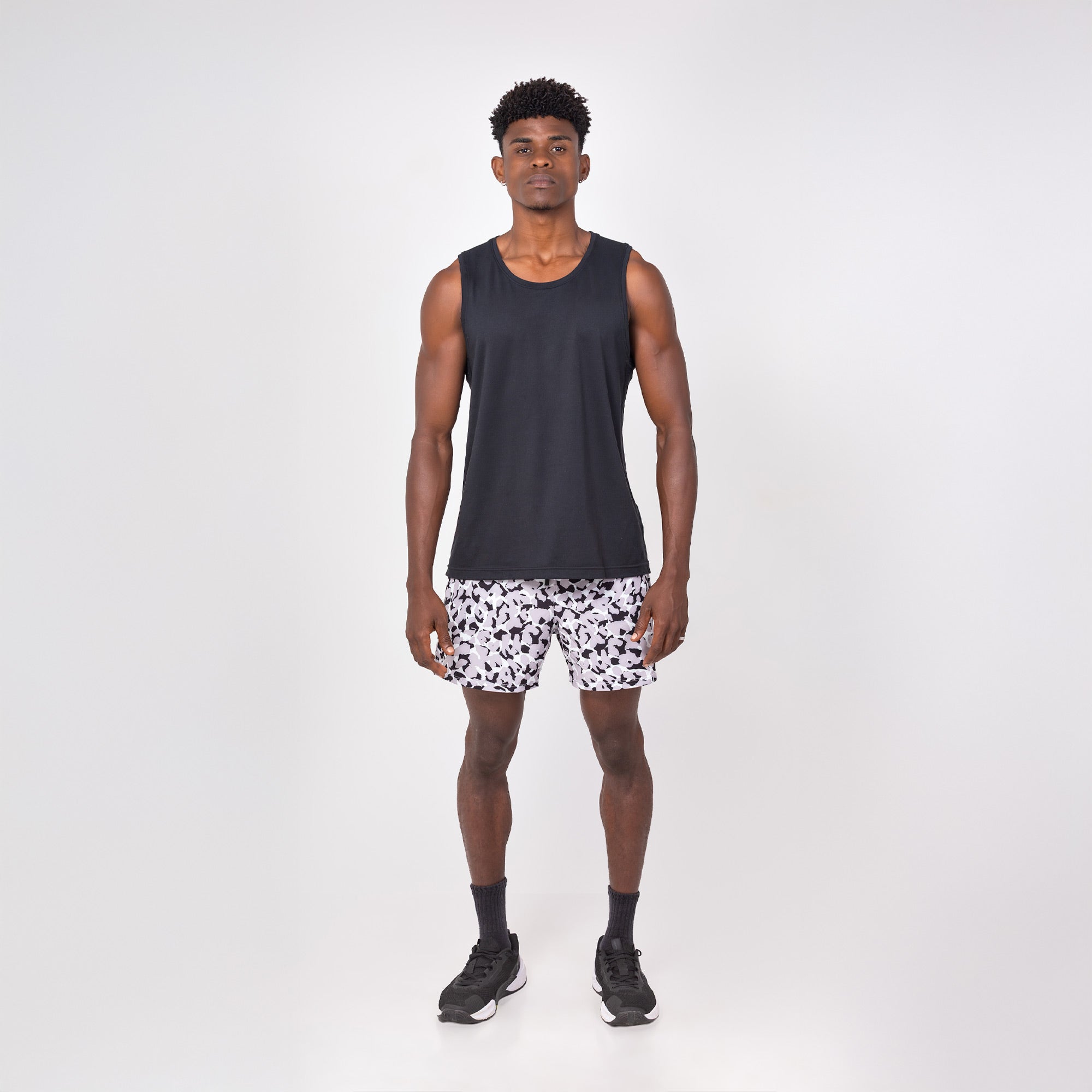 Flow Shorts - Snow Leopard