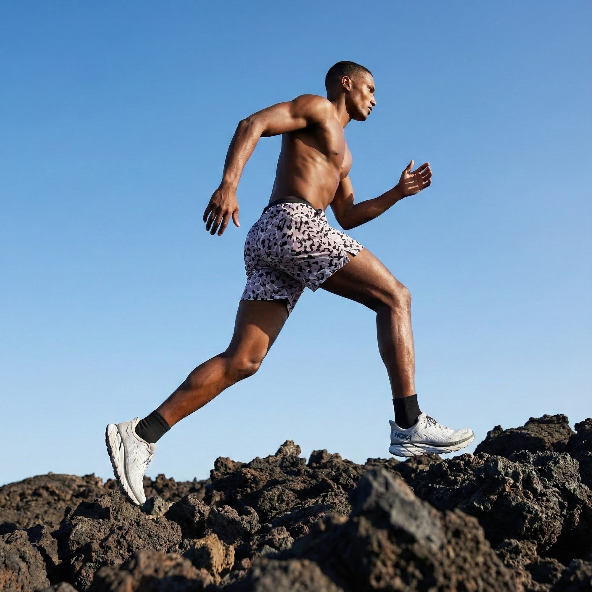 Flow Shorts - Snow Leopard